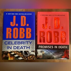 Books: J.D.Robb “promises in death” & “celebrity in death” book set